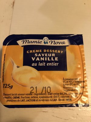 Crème Dessert Vanille