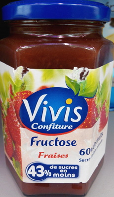 Confiture fructose fraise