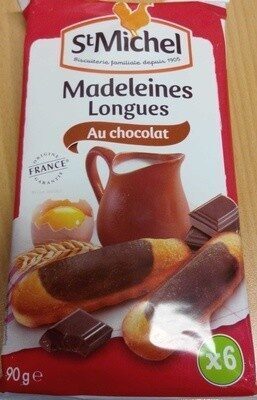 Madeleines Longues au chocolat (x6)