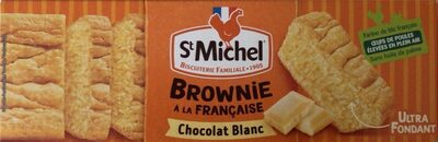 Le brownie à la française - chocolat blanc