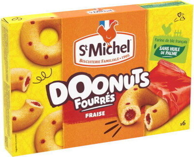 Doonuts fourrés fraise
