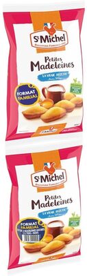 Petites madeleines pépites chocolat format familial lot 2 x 600 g