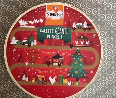 Galette géante de noël spéculoos