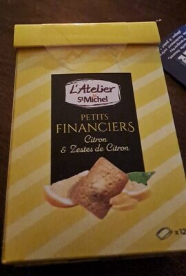 Petits Financiers citron et zestes de citron