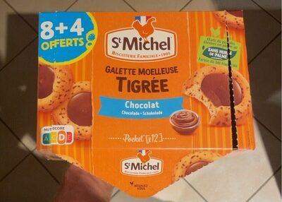 Galette moelleuse tigrée chocolat - St Michel - St Michel - St Michel - St Michel - St Michel - St Michel