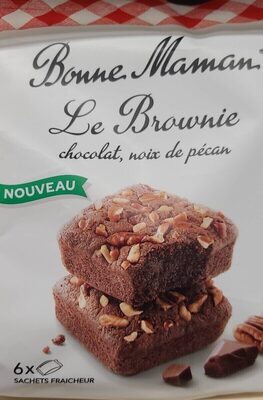 Le brownie chocolat, noix de pécan