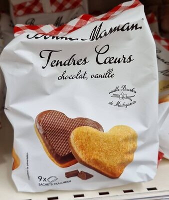 Tendres cœurs chocolat vanille