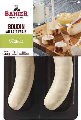 Boudin blanc nature pasteurisé