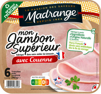 Mon Jambon Supérieur avec couenne 6tr