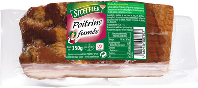 Poitrine crue fumée
