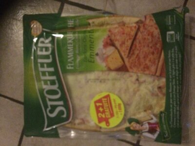Flammekueche lardons oignons emmental Stoeffler