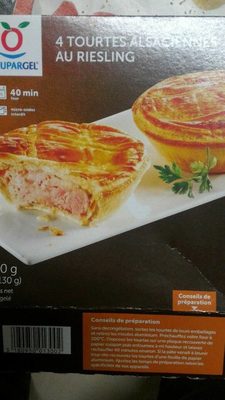 Tourtes alsaciennes au riesling