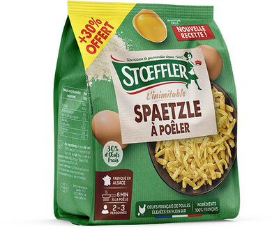 Spaetzle à poêler 300g + 30%