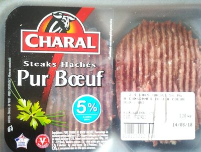 Steaks Hachés Pur Bœuf 5% M.G.