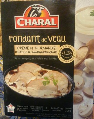 Fondant de Veau - Crème de Normandie, Pleurotes et Champignons de Paris