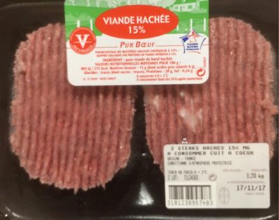 Viande hachée 15% Pur Boeuf