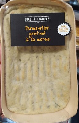 Parmentier gratiné à la morue