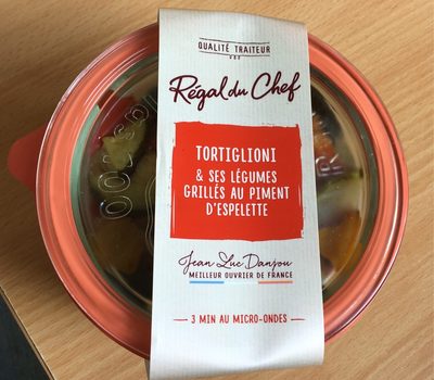 Tortiglioni & ses légumes grillés au piment d'Espelette