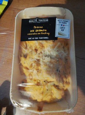 Penne au saumon cuisinées au Riesling