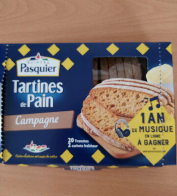 tartines de pain campagne