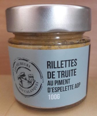 Rillettes de truite au piment d'espelette 100g