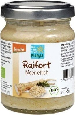 Sauce Raifort Nature