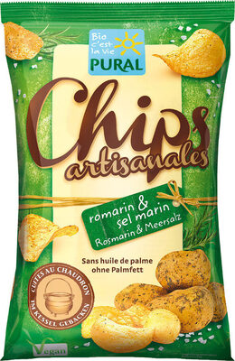 Chips artisanales romarin et sel marin