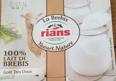 La Brebis - Yaourt nature