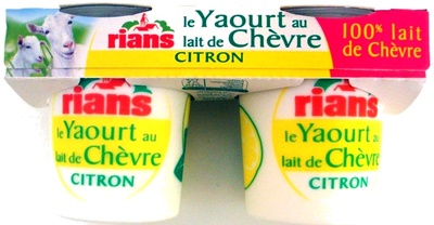 Le Yaourt au lait de Chèvre Citron