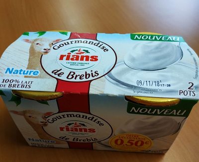 Gourmandise de brebis nature