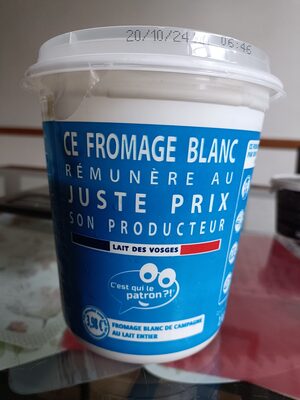 Ce Fromage blanc rémunère au juste prix son producteur