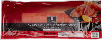 Saumon atlantique fume d'ecosse bande tranchee