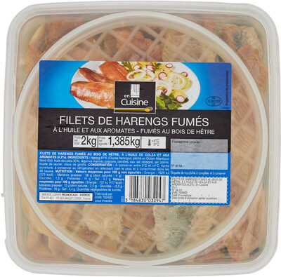 Filets de harengs à l'huile et aux aromates