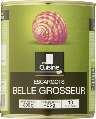 Escargots belle grosseur