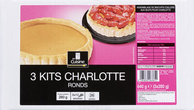 3 kits charlotte ronds