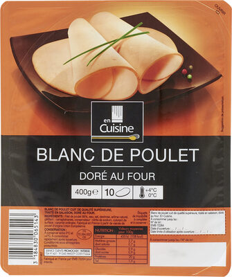 Blanc de poulet dore au four