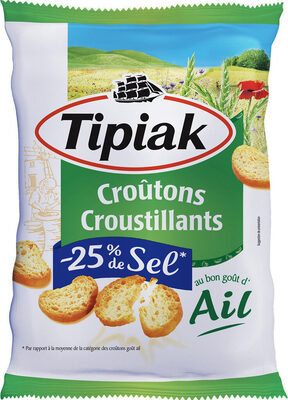Croûtons à l’ail -25% de sel Tipiak