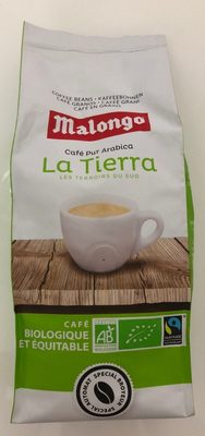 Café bio grains La Tierra Malongo