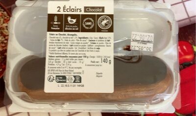 Éclaires aux chocolat