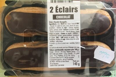 Eclair chocolat surgele