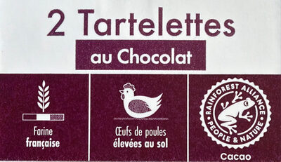 2 tartelettes au chocolat