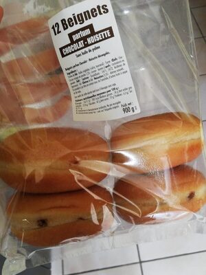 12 beignets chocolat-noisette