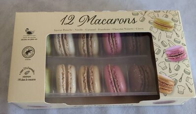 12 macarons
