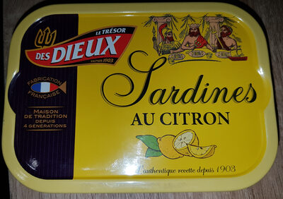 Sardines Citron, Recette Traditionnelle, Savoureuses Et Digestes, La Boîte,