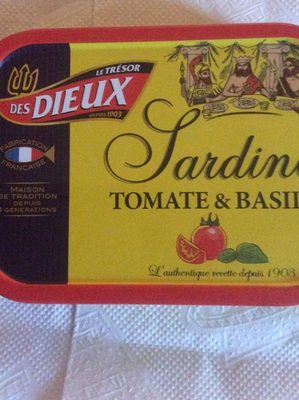 Sardine tomate et basilic