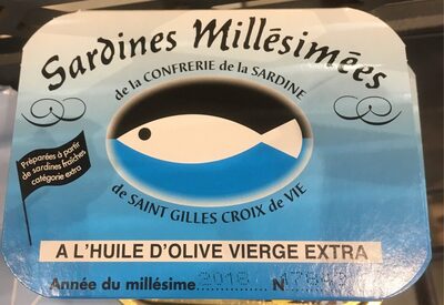 Sardine millésimées à l'huile d'olive vierge extra