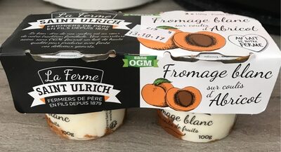Fromage blanc coulis abricot