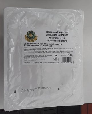Jambon cuit supérieur