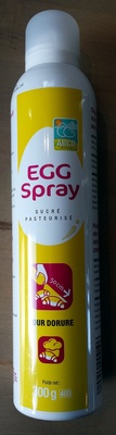 Egg spray sucré pasteurisé pour dorure