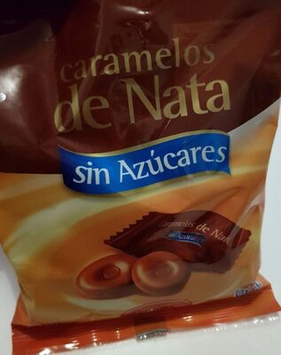 Caramelos de nata sin azúcares